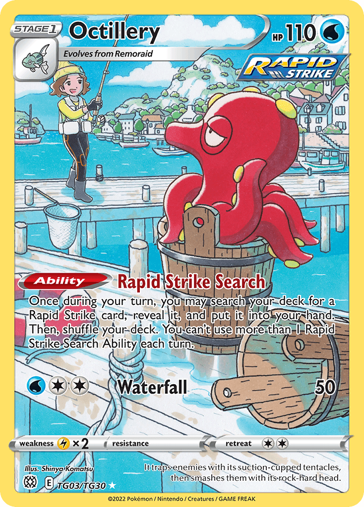 Octillery, Brilliant Stars Trainer Gallery TG03
