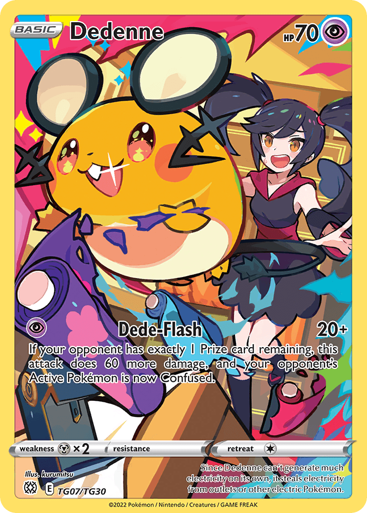 Dedenne, Brilliant Stars Trainer Gallery TG07