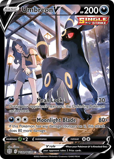 Umbreon V, Brilliant Stars Trainer Gallery TG22
