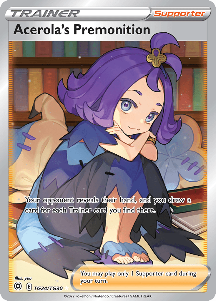 Acerola's Premonition, Brilliant Stars Trainer Gallery TG24