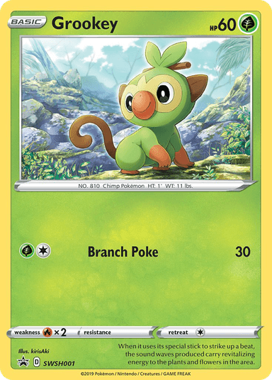 Grookey, SWSH Black Star Promos SWSH001