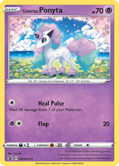 Galarian Ponyta, SWSH Black Star Promos SWSH013