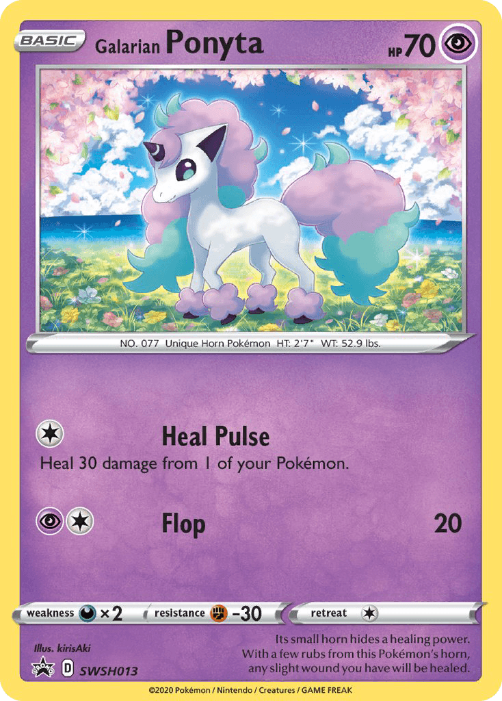 Galarian Ponyta, SWSH Black Star Promos SWSH013