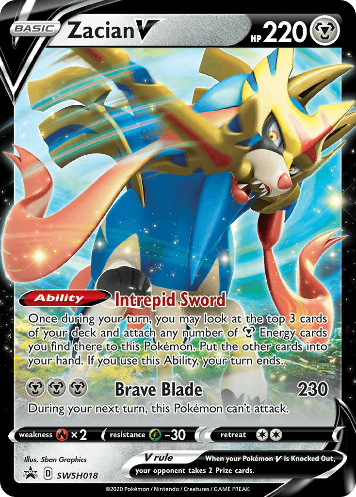 Zacian V, SWSH Black Star Promos SWSH018