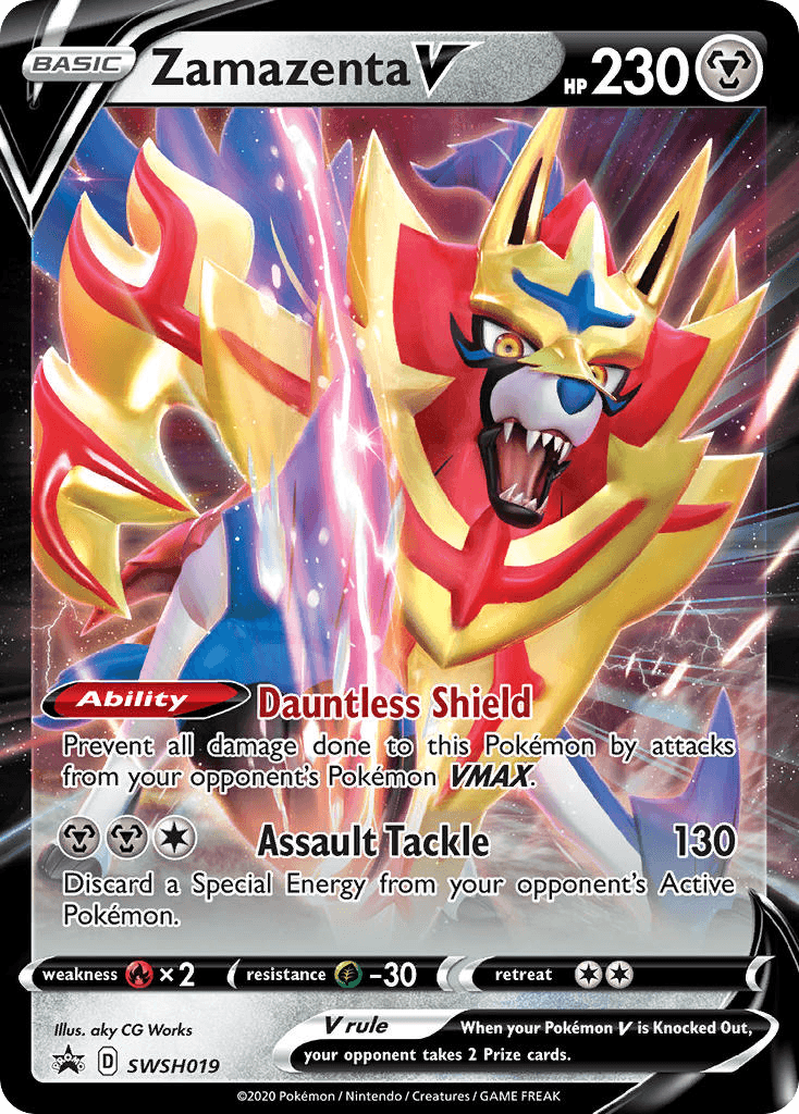 Zamazenta V, SWSH Black Star Promos SWSH019