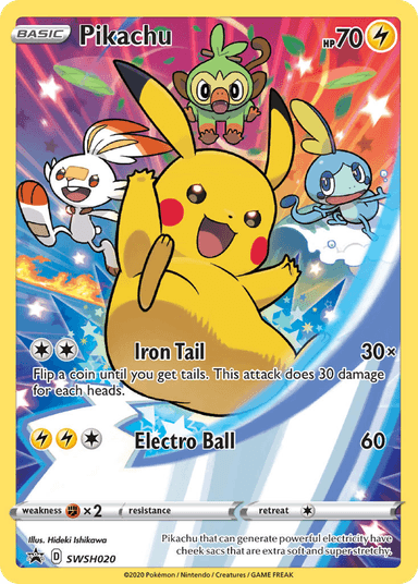 Pikachu, SWSH Black Star Promos SWSH020