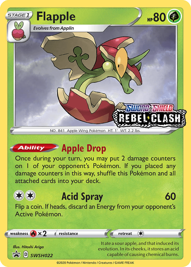 Flapple, SWSH Black Star Promos SWSH022
