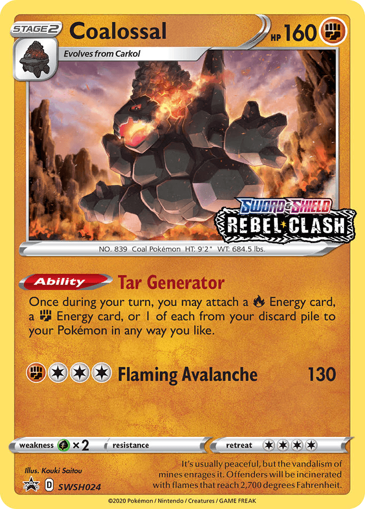 Coalossal, SWSH Black Star Promos SWSH024