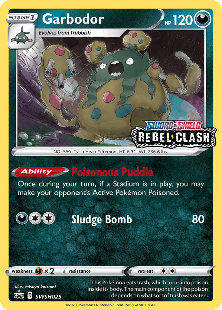 Garbodor, SWSH Black Star Promos SWSH025