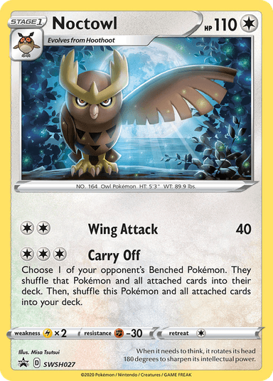 Noctowl, SWSH Black Star Promos SWSH027