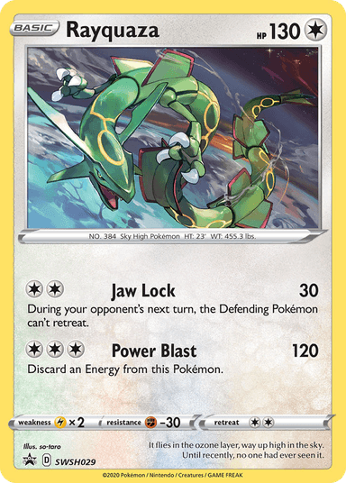 Rayquaza, SWSH Black Star Promos SWSH029