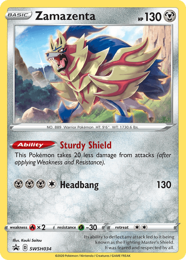 Zamazenta, SWSH Black Star Promos SWSH034