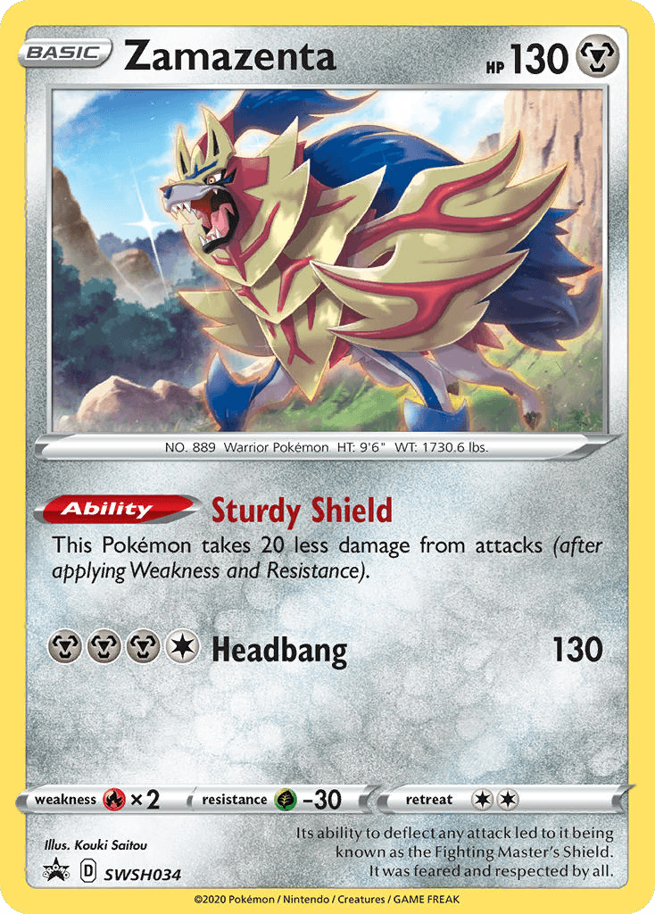 Zamazenta, SWSH Black Star Promos SWSH034