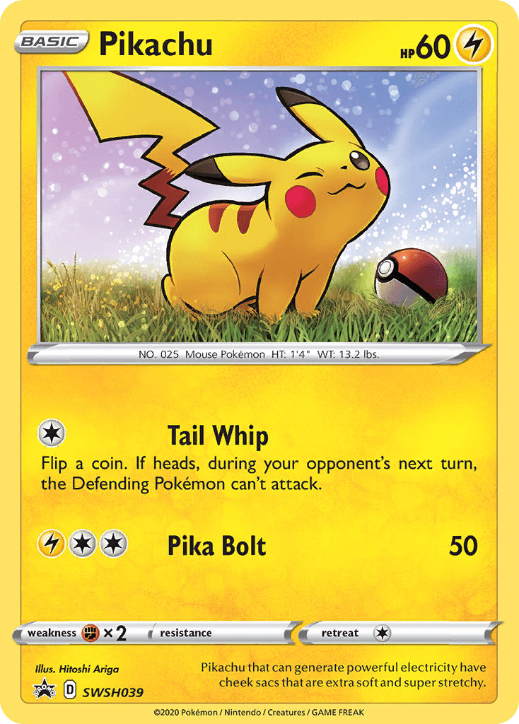 Pikachu, SWSH Black Star Promos SWSH039