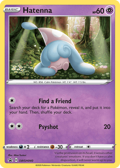 Hatenna, SWSH Black Star Promos SWSH040
