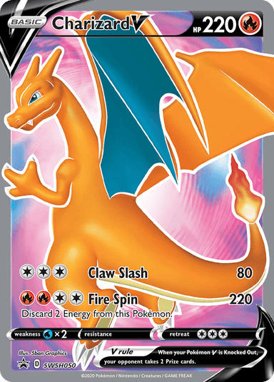 Charizard V, SWSH Black Star Promos SWSH050