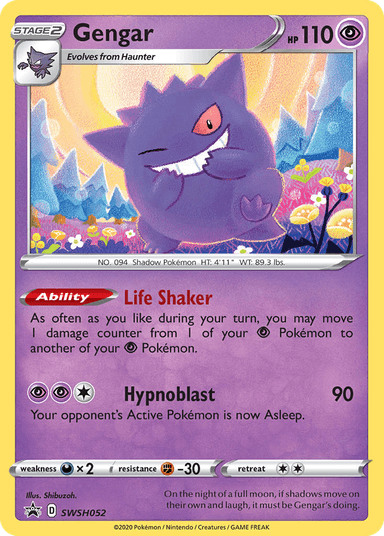 Gengar, SWSH Black Star Promos SWSH052