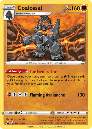 Coalossal, SWSH Black Star Promos SWSH054