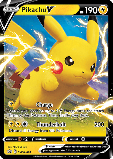 Pikachu V, SWSH Black Star Promos SWSH061