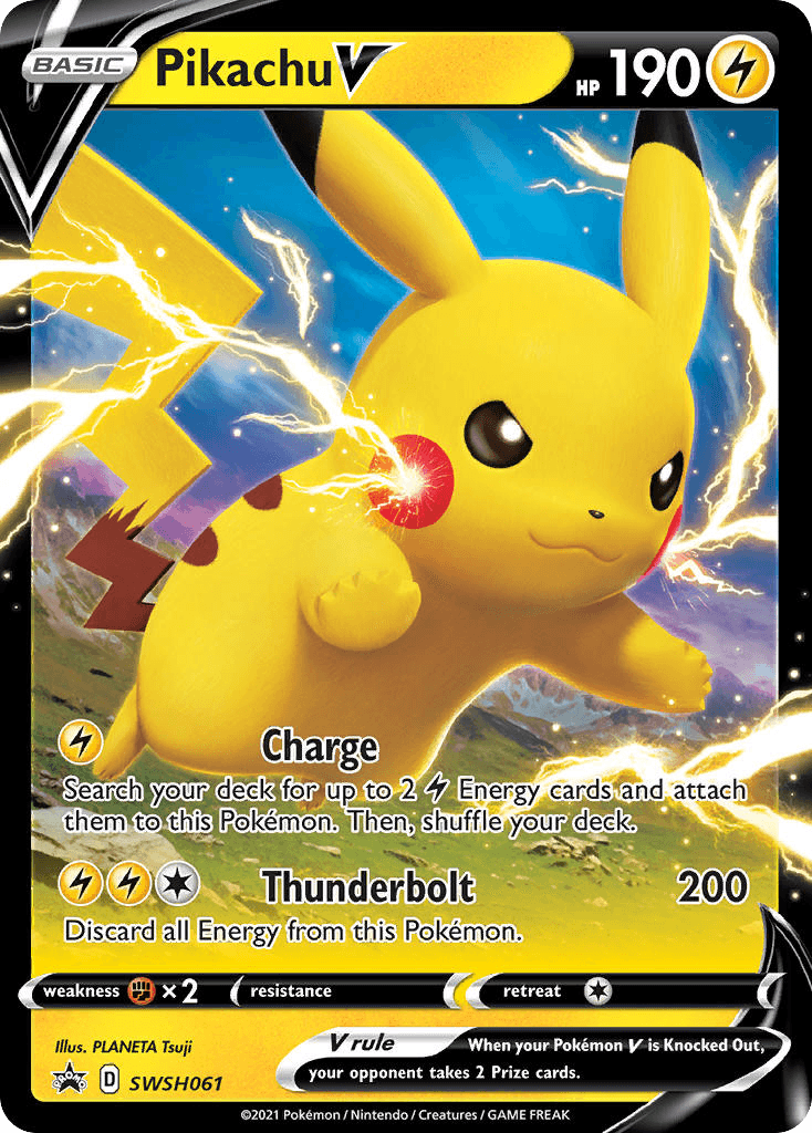Pikachu V, SWSH Black Star Promos SWSH061