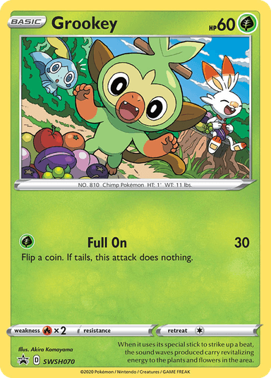 Grookey, SWSH Black Star Promos SWSH070
