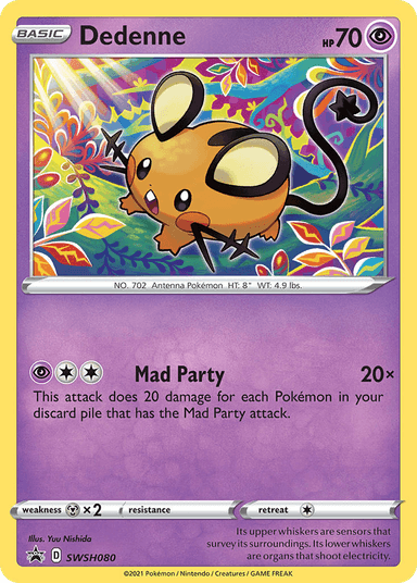 Dedenne, SWSH Black Star Promos SWSH080