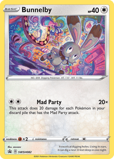 Bunnelby, SWSH Black Star Promos SWSH082