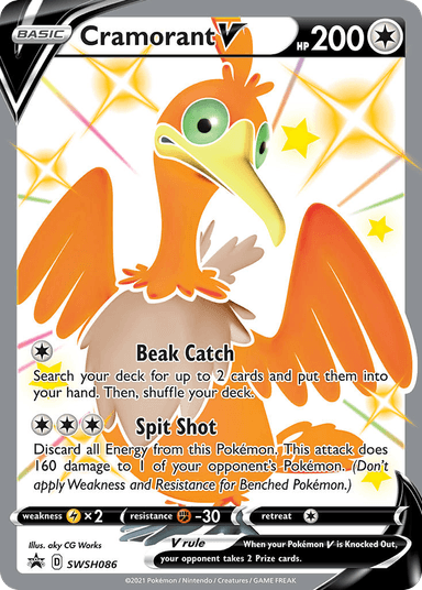 Cramorant V, SWSH Black Star Promos SWSH086