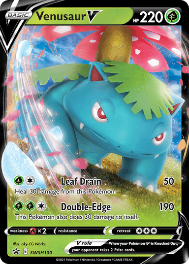 Venusaur V, SWSH Black Star Promos SWSH100