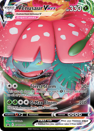 Venusaur VMAX, SWSH Black Star Promos SWSH102