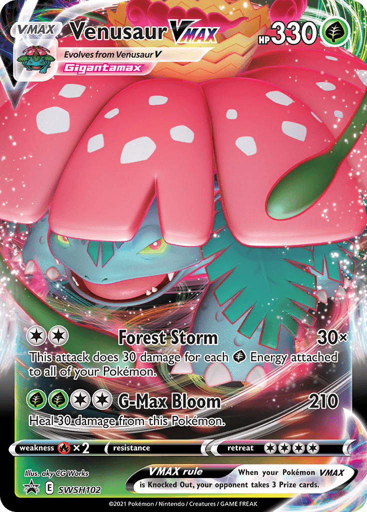 Venusaur VMAX, SWSH Black Star Promos SWSH102
