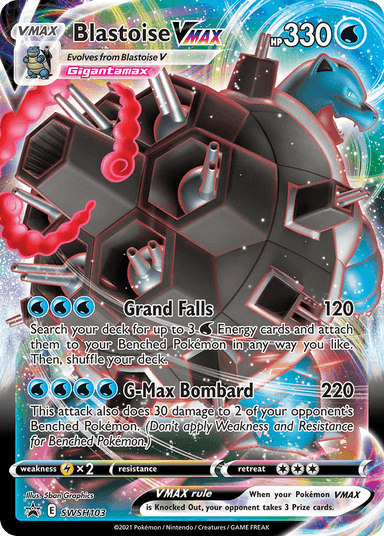 Blastoise VMAX, SWSH Black Star Promos SWSH103