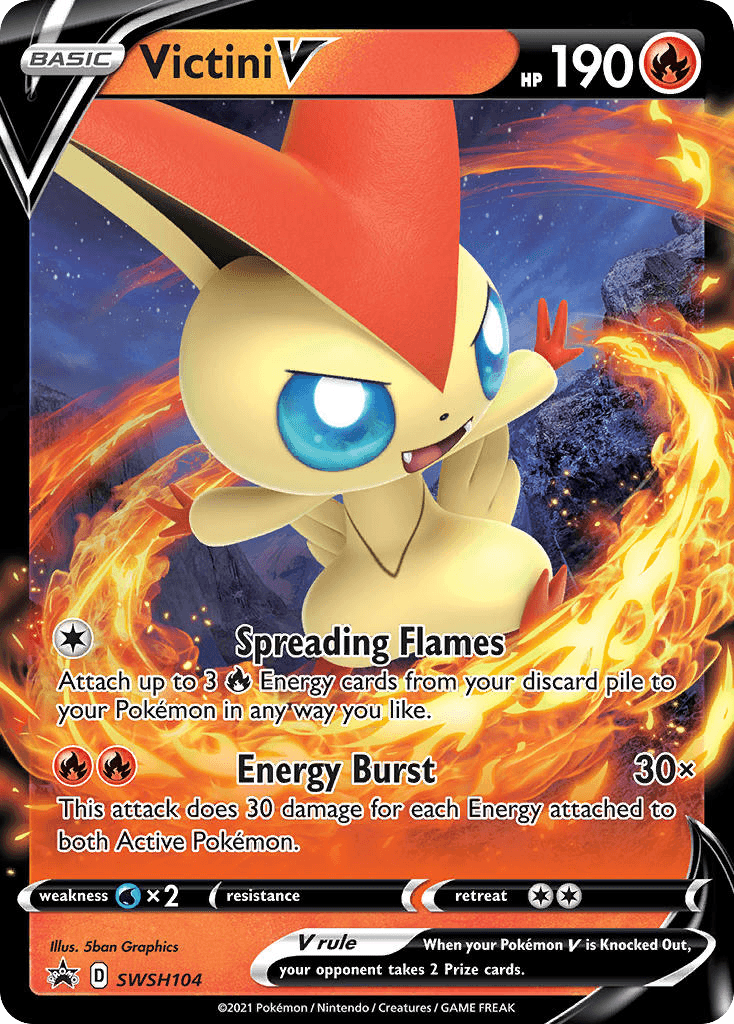 Victini V, SWSH Black Star Promos SWSH104