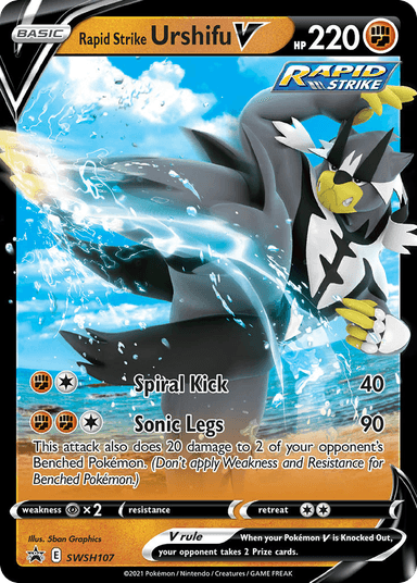 Rapid Strike Urshifu V, SWSH Black Star Promos SWSH107