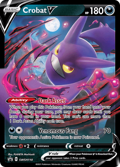 Crobat V, SWSH Black Star Promos SWSH110