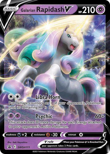 Galarian Rapidash V, SWSH Black Star Promos SWSH111