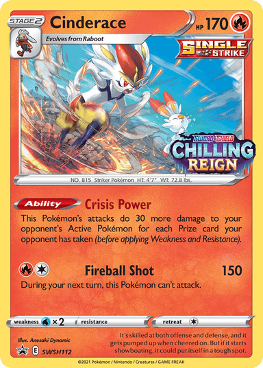 Cinderace, SWSH Black Star Promos SWSH112