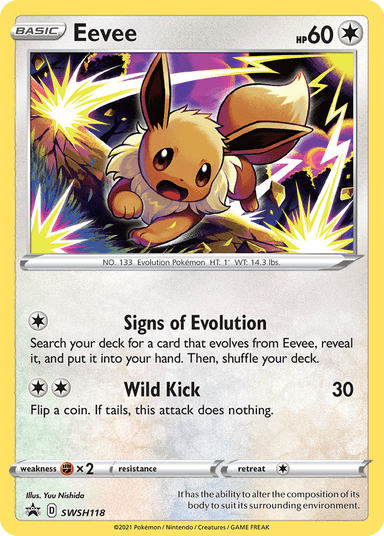 Eevee, SWSH Black Star Promos SWSH118