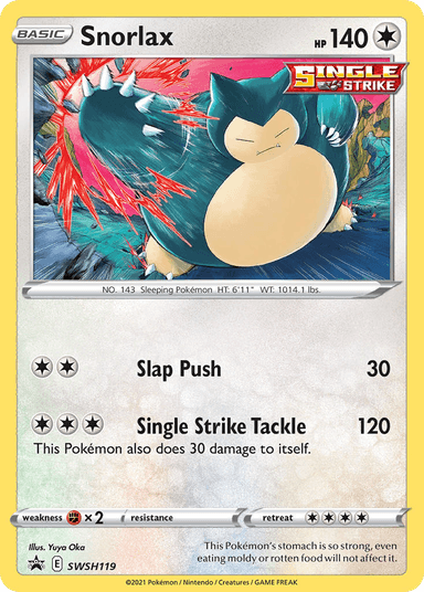 Snorlax, SWSH Black Star Promos SWSH119