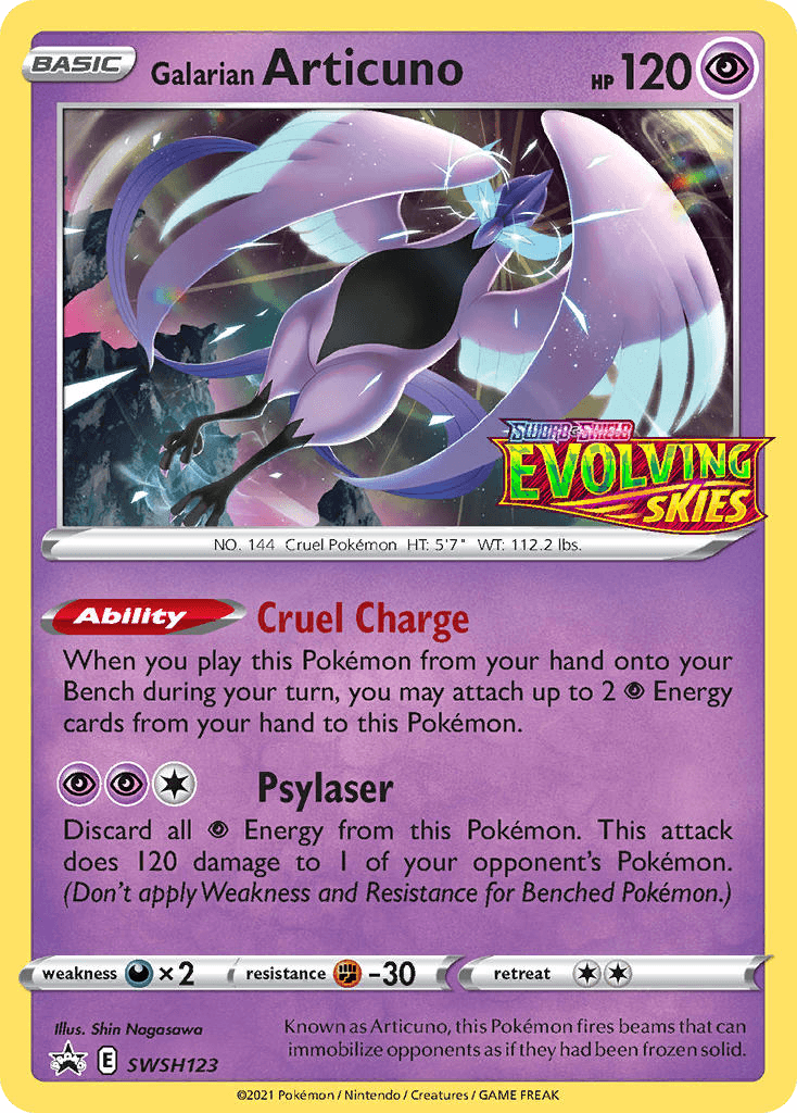 Galarian Articuno, SWSH Black Star Promos SWSH123