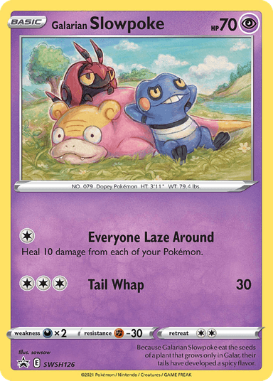Galarian Slowpoke, SWSH Black Star Promos SWSH126