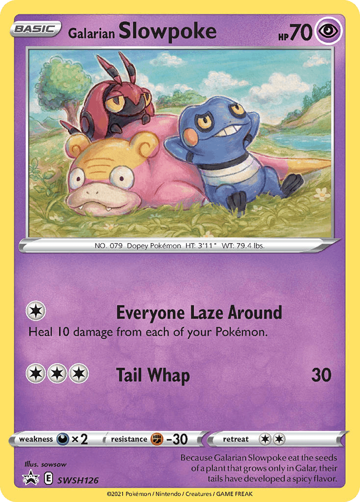 Galarian Slowpoke, SWSH Black Star Promos SWSH126