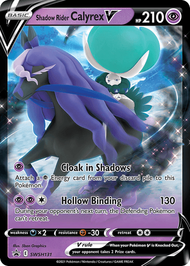 Shadow Rider Calyrex V, SWSH Black Star Promos SWSH131