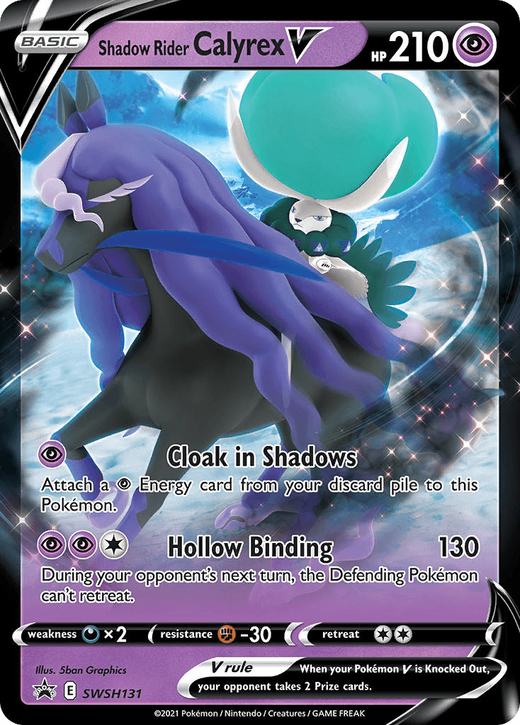 Shadow Rider Calyrex V, SWSH Black Star Promos SWSH131