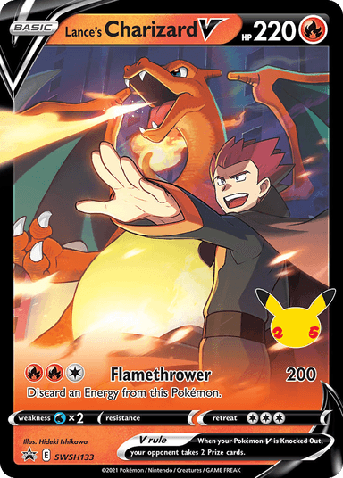 Lance's Charizard V, SWSH Black Star Promos SWSH133