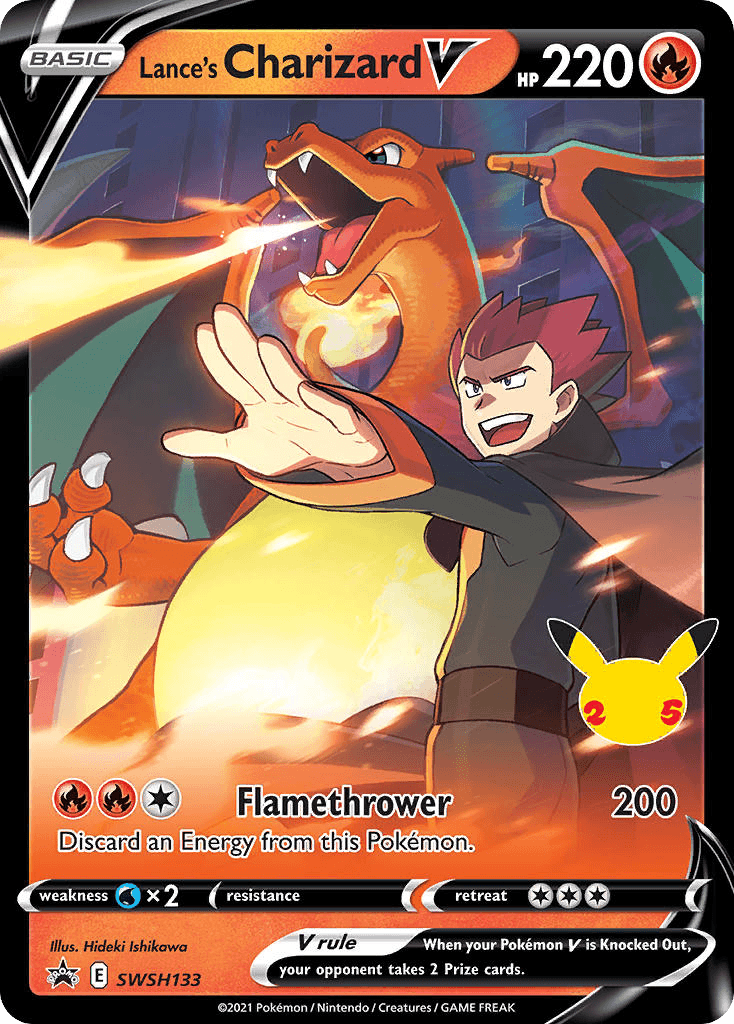 Lance's Charizard V, SWSH Black Star Promos SWSH133