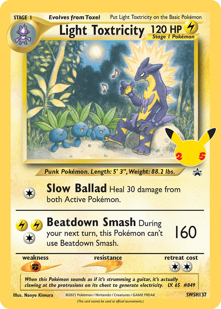 Light Toxtricity, SWSH Black Star Promos SWSH137
