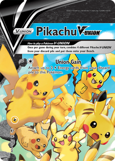 Pikachu V-UNION, SWSH Black Star Promos SWSH139