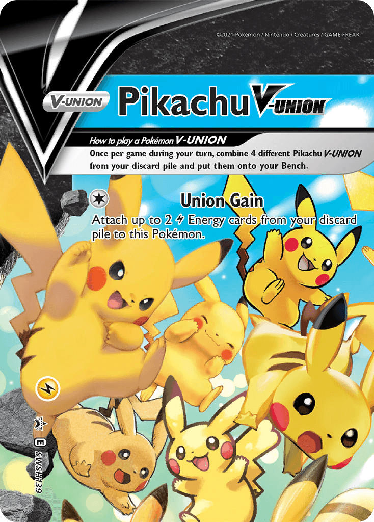 Pikachu V-UNION, SWSH Black Star Promos SWSH139