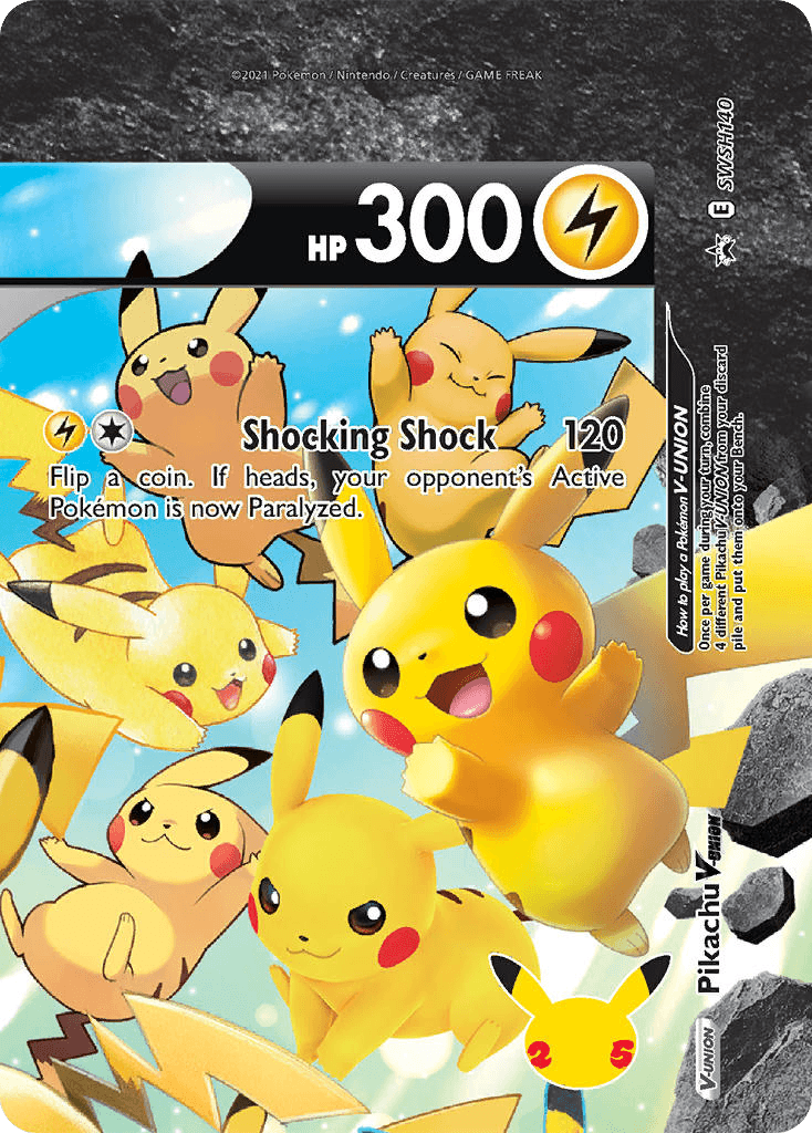 Pikachu V-UNION, SWSH Black Star Promos SWSH140
